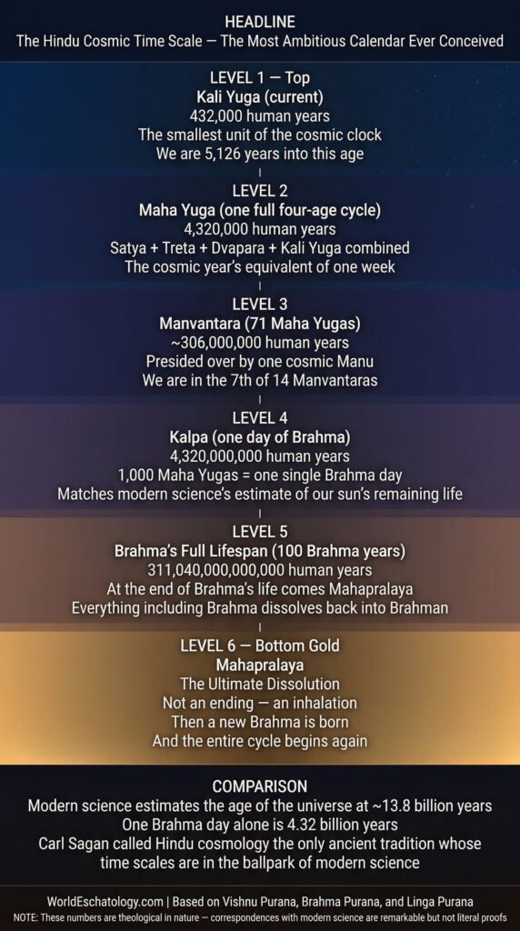 The Hindu Cosmic Time Scale