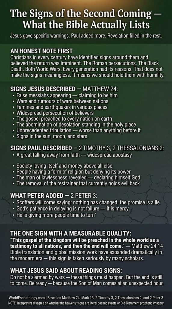 The Signs of the Second Coming