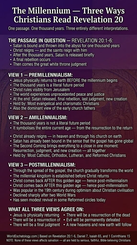 The Three Millennial Views