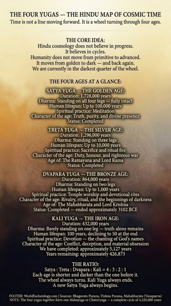 the four yugas in Hinduism