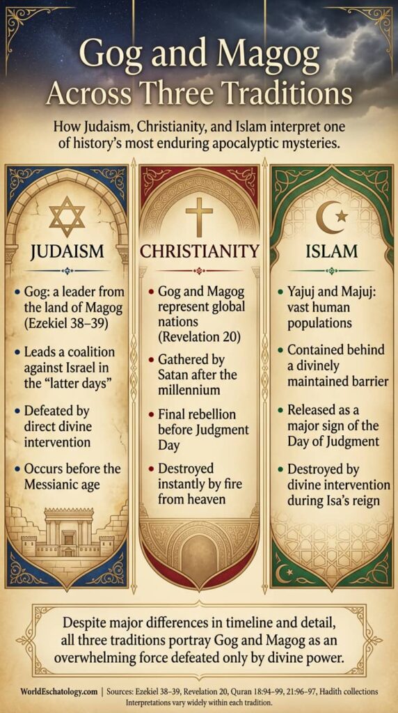 Gog and Magog Across Three Traditions