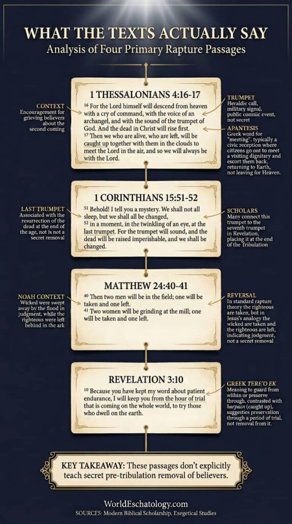 rapture bible verses 1 Thessalonians 4 What the bible actually says