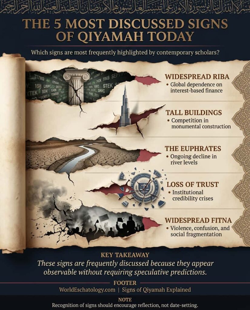 5 Signs of Qiyamah Scholars Frequently Discuss Today