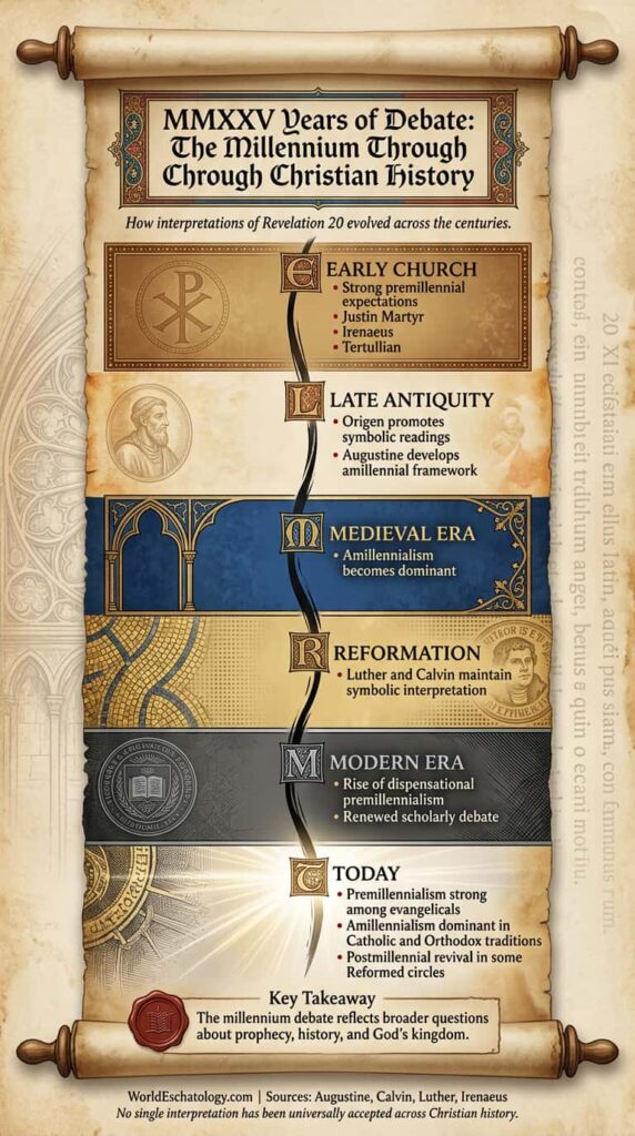 A History of Premillennialism, Amillennialism, and Postmillennialism
