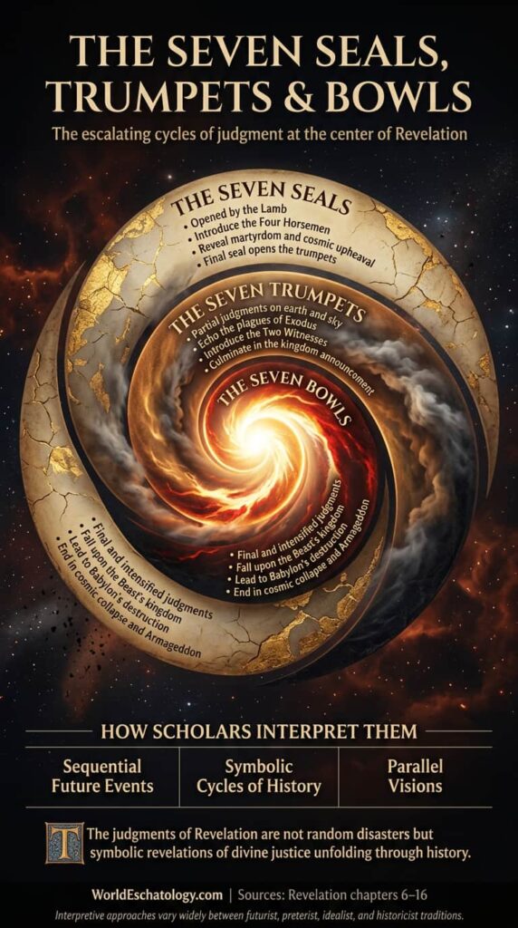 Book Of Revelation Timeline Seals Trumpets Bowls