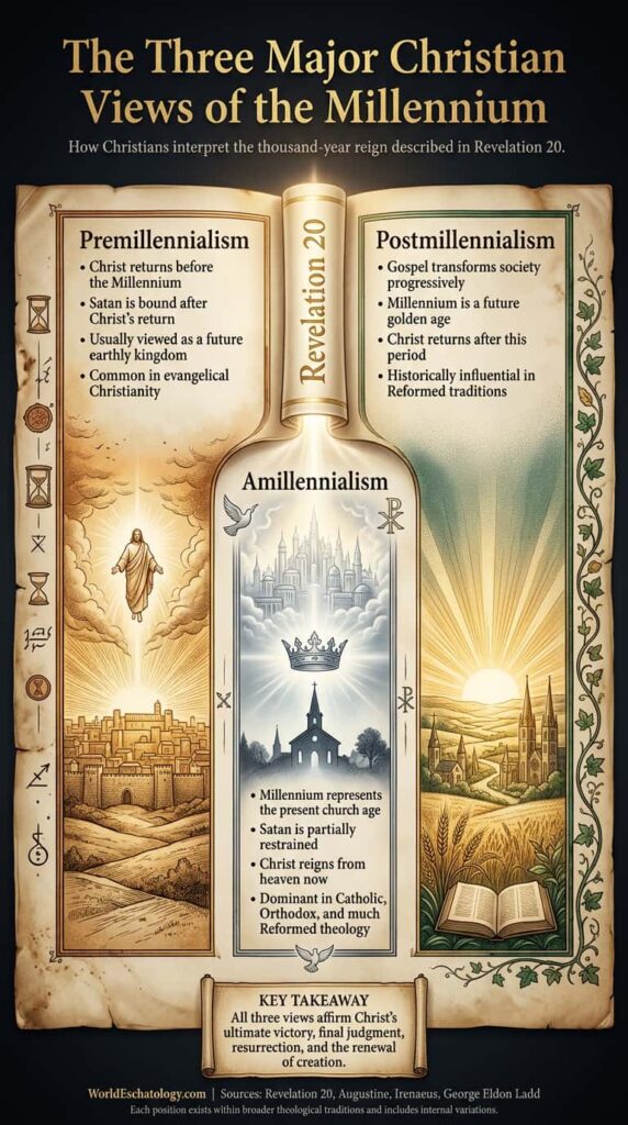 Premillennialism vs Amillennialism vs Postmillennialism Explained