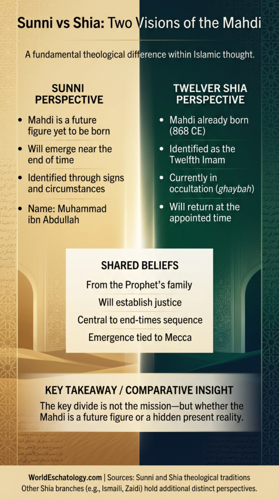 Sunni Vs Shia Mahdi Key Differences Explained Simply