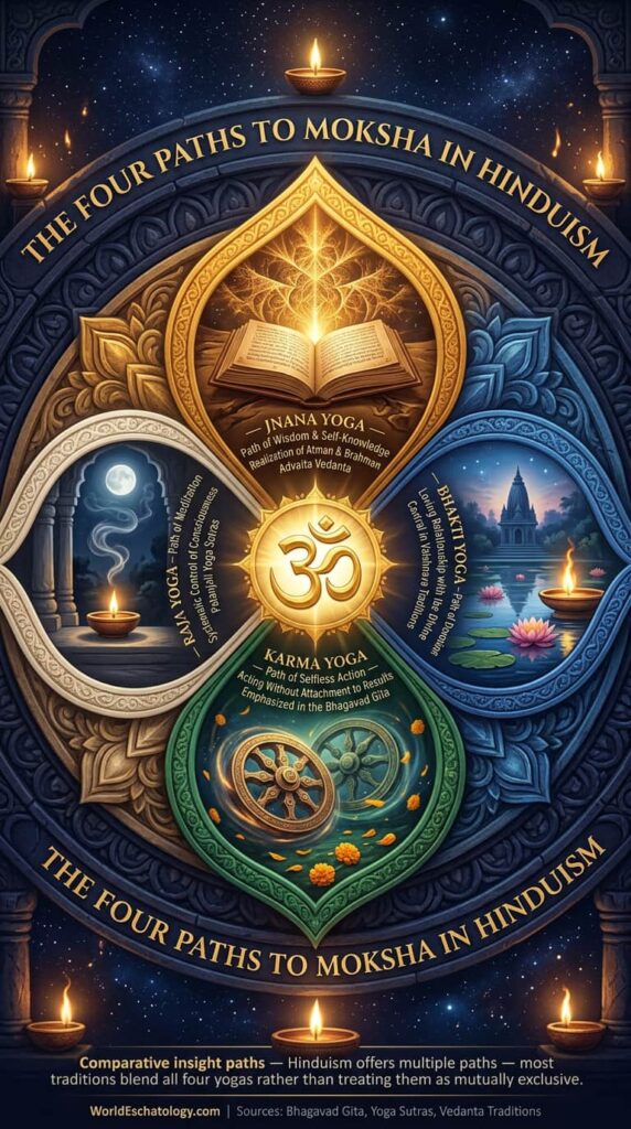 The Four Paths To Moksha In Hinduism