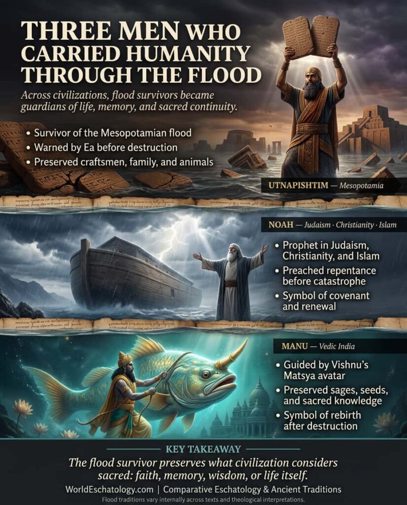 Three Men Who Carried Humanity Through the Flood