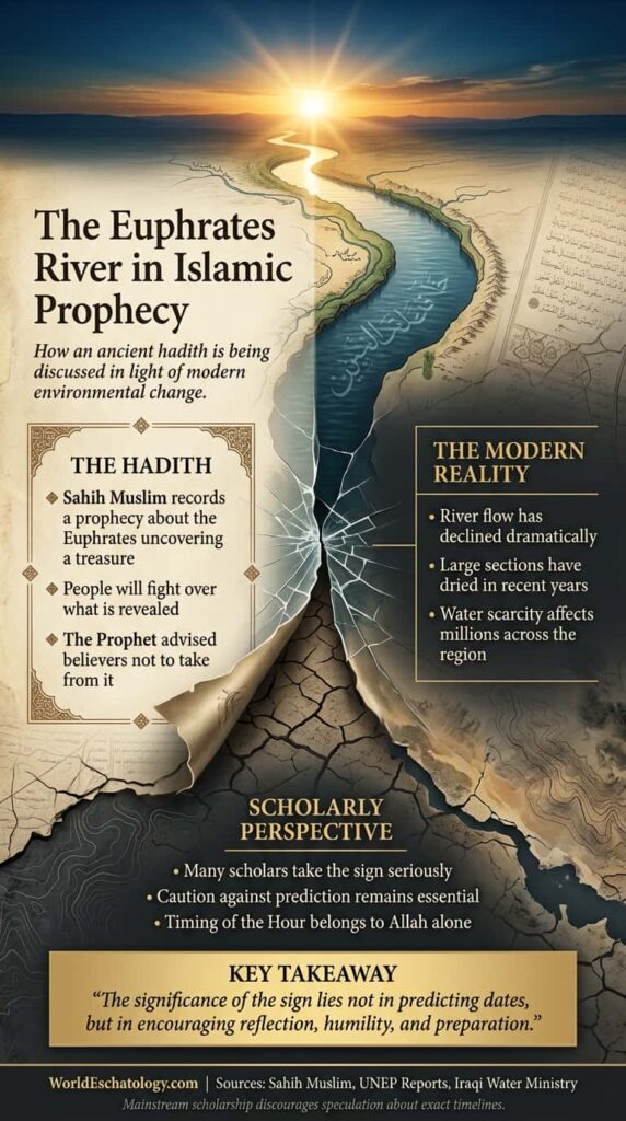 The Euphrates River in Islamic Prophecy Explained