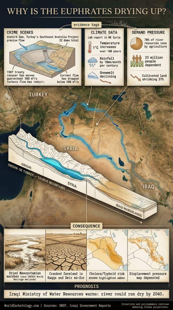 Why Is the Euphrates River Drying Up