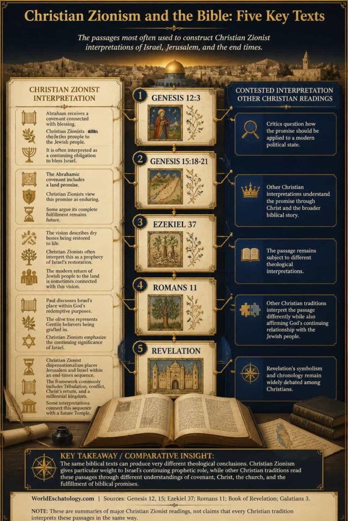 christian zionism bible prophecy map