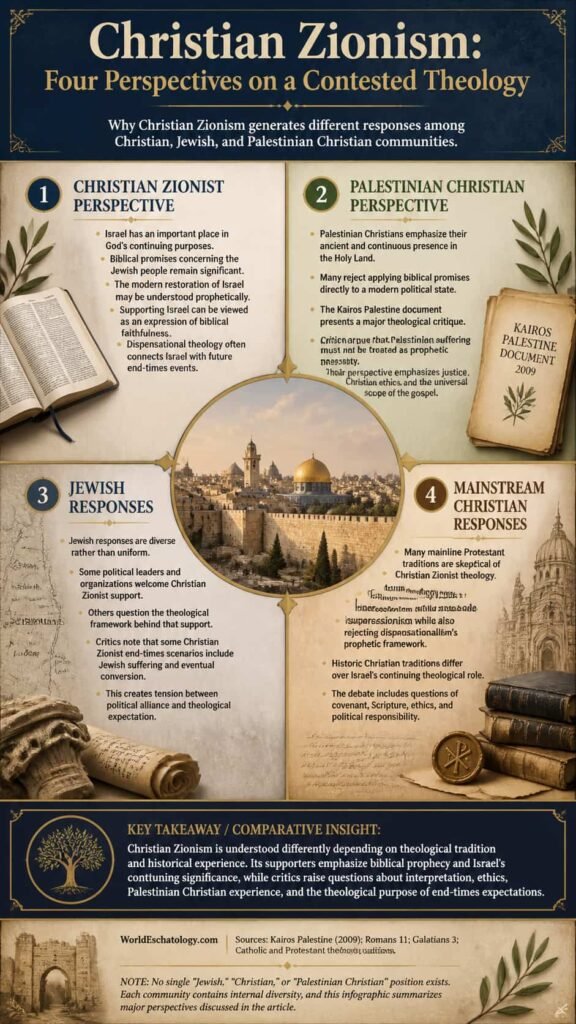 christian zionism four perspectives