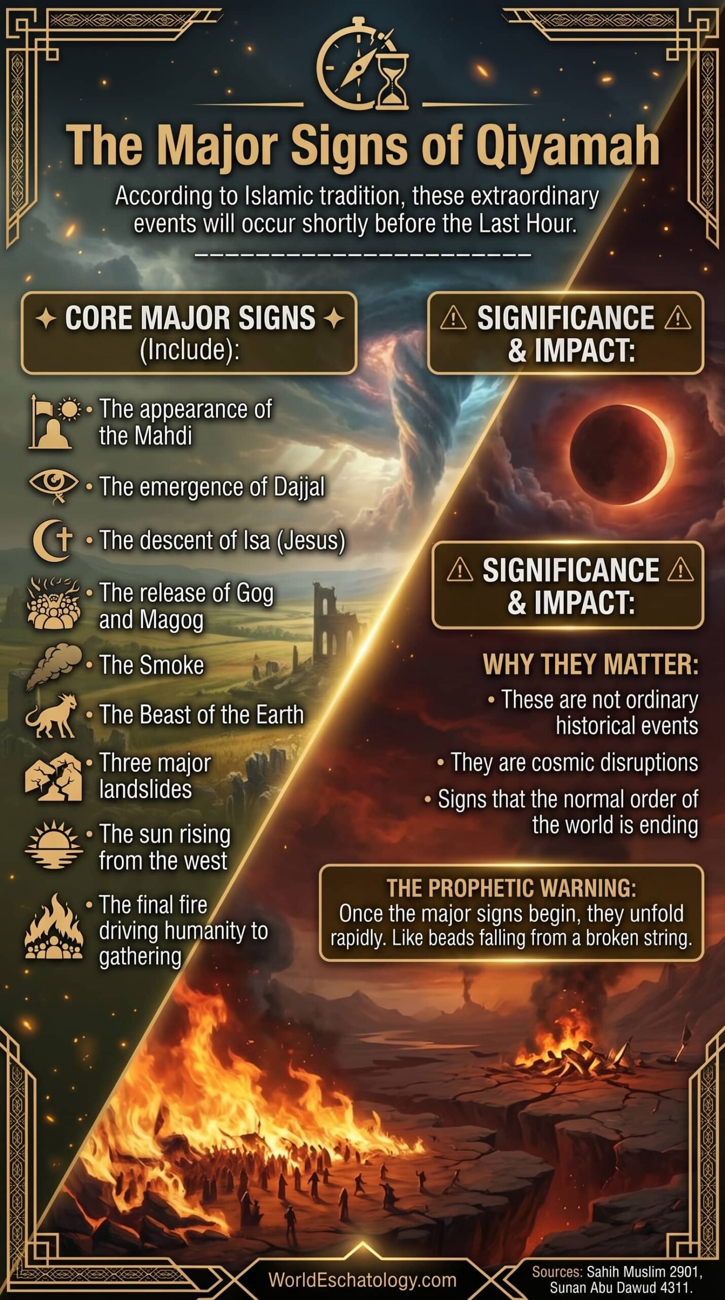Major Signe The 10 Major Signs Of Qiyamah Every Muslim Should Know